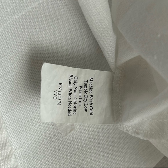 Vineyard Vines Lucaya 3/4 Sleeve Linen Blend Tunic - Picture 6 of 8